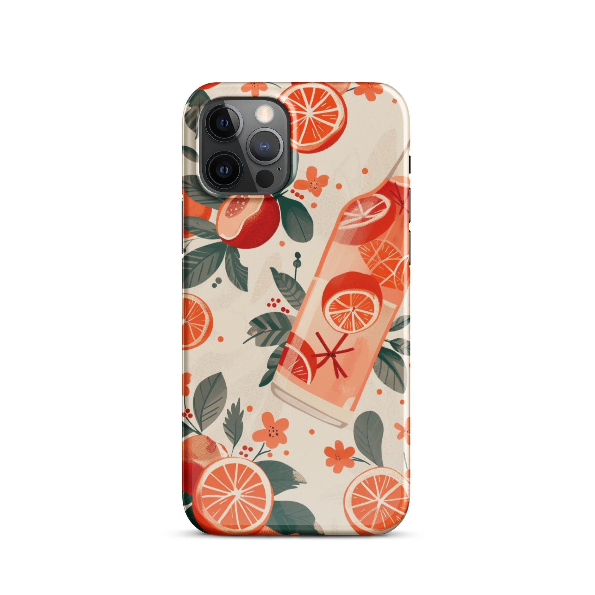 Peach Phone case for iPhone-10